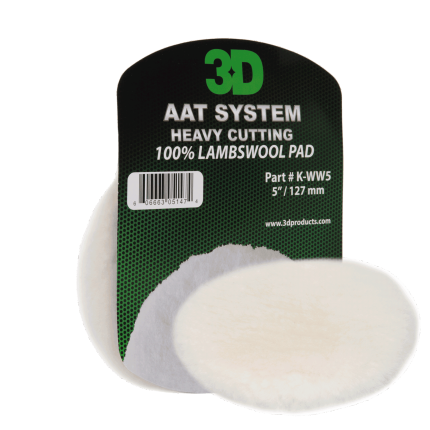 3D White Premium Lamb Wool pad 5.1 / 127mm