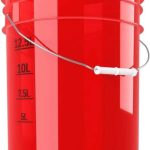 chemicalworkz Performance Bucket 5GAL clear red