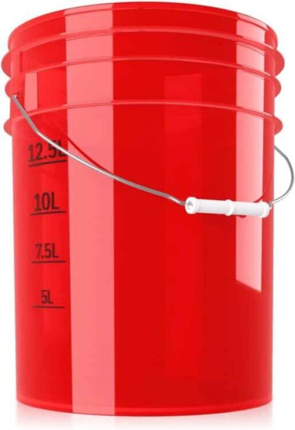 chemicalworkz Performance Bucket 5GAL clear red