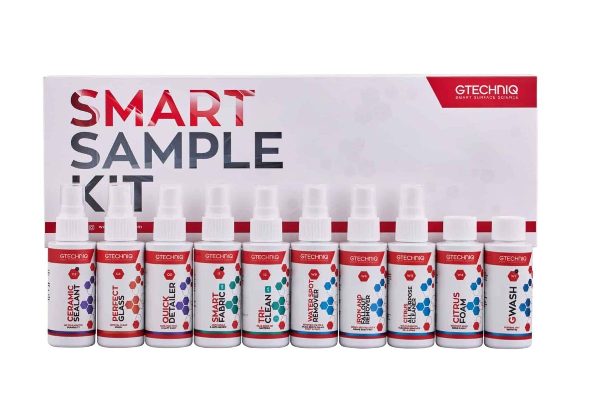 Gtechniq smart Sample kit voor Detailers