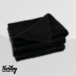 Hartley Zwarte Microvezeldoeken 4 Stuks