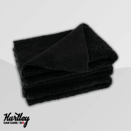 Hartley Zwarte Microvezeldoeken 4 Stuks