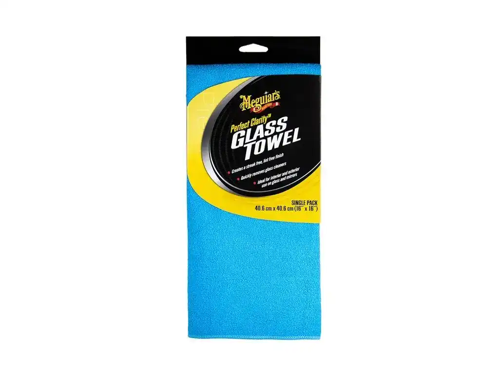 Meguiar's Perfect Clarity Glass Towel Blue Meguiar's Perfect Clarity Glass Towel Blue