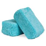 Chemical Guys Premium Grade Microfiber Applicator Blue 5x3x2.25 (2 Pack)