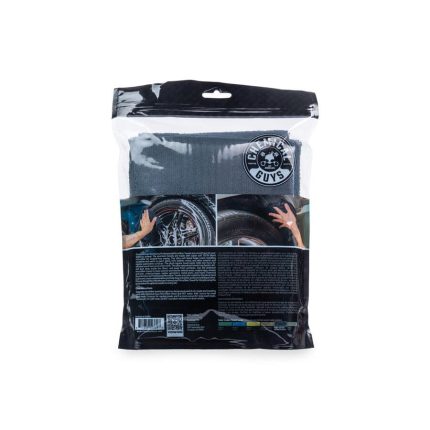 Chemical Guys Workhorse Professional Grade Microfiber Towel (Rubber/Plastic/Vinyl) - Black