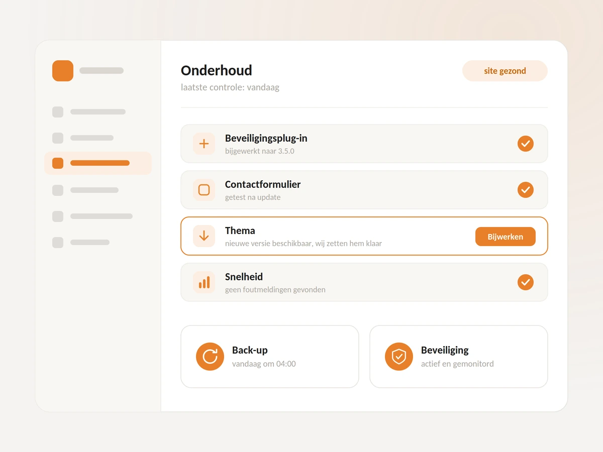 Afbeelding WordPress ondersteuning