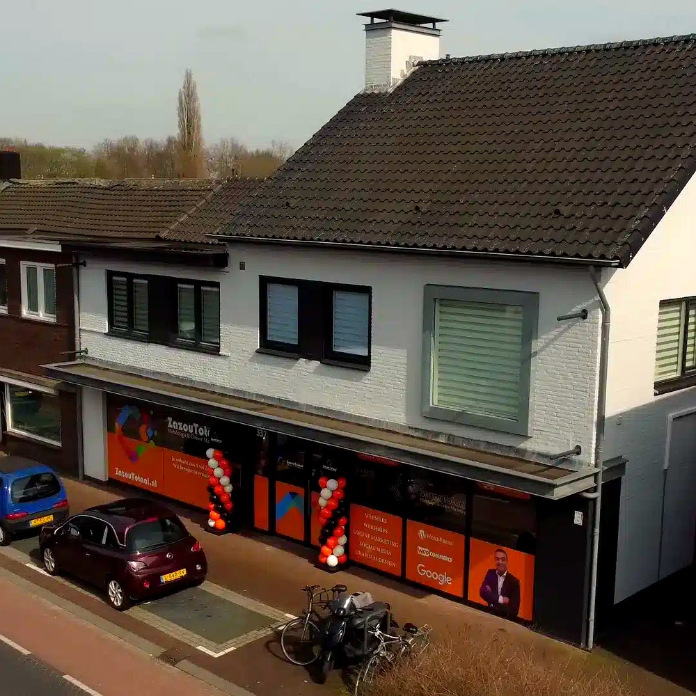 De websitewinkel van ZazouTotaal aan de Mierloseweg 337 in Helmond